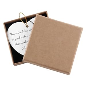 Those We Love Dont Go Away Sympathy Gifts Red Memorial Cardinal Bereavement Gifts Ornament Keepsake Sign Heart Plaque CondolencesGrief Gifts for Loss of Loved One