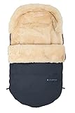 Altabebe MT2281LP-62 Winter Lammfellfußsack für Kinderwagen, marine