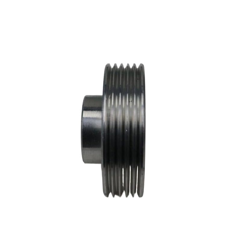 XLJP 1Pc Multi-Groove Wedge Belt Pulley PJ Micro TableSaw Drill Lathe Bead Machine Motor Spindle Tailstock Thimble Tool Post (Size : Outer Diameter 50mm, Color : 10mm)