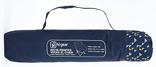 Hi-Gear Vegas XL Deluxe Quilted Chair for Adults & Kids with Durable Steel Frame, Lightweight, Folding, Portable, Ideal for Camping, Festivals, Picnics, the Beach & Garden, includes Carry Bag - Image 6