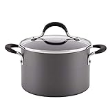 Circulon Momentum Hard-Anodized Non-Stick Covered Sauce Pot,3-Quart