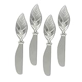 Hemobllo 4 STÜCKE Teiliges Buttermesser aus Legierung Kreatives Design Europäischer Stil Vielseitiges Butterstreuer und Charcuterie Messer für Hochzeiten Partys und Festliche Anlässe