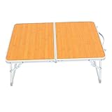 Table portable - taille compacte, ce qui permet de gagner de la place, vous pouvez la mettre dans votre voiture lorsque vous sortez pour un barbecue, table pliante