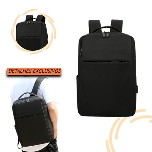 TOKSHOP - Mochila para Notebook Executiva Reforçada Impermeável Com Entrada USB - Capacidade 25 Litr
