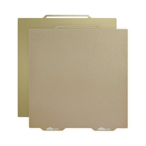 Double Sided PEI Build Plate for Original Prusa XL 3D Printer, 365x365mm Texture PEI Build Plate +Smooth PEI Sheet 3D Printer Flexible Spring Steel