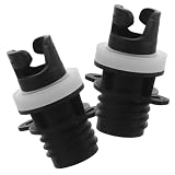 HONITANO 2 Piezas Adaptador de Bomba para Kayak Rápida y Sellado Fuerte Convertidor de Válvula para Inflables Resistente y Portátil para Tablas de Paddle y Barcos Inflables