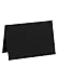 A7 Folded Card (5 1/8 x 7) - Black Linen (50 Qty) | Perfect for Personal Stationery, Invitation Suite Inserts & Casual Correspondence! | 5040-BLI-50