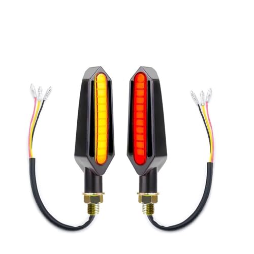 Clignotants moto universels 12V LED jaune et rouge pour TRK 502X TNT150 Monster