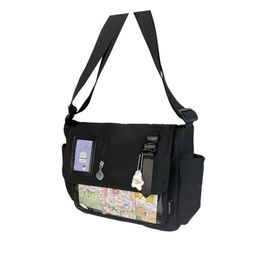Sac à bandoulière en nylon style japonais pour le campus