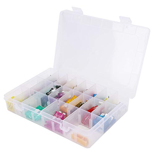 Kit de 220 fusibles para automóvil con caja de almacenamiento miniatura 5