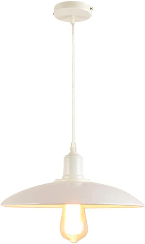 American Simple Decorative Hanging Lighting, Cafe Pendant Light Fixture, Restaurant Metal Chandelier Lampshade, E26 Base Vintage Industrial Style Island Lights, For Kitchen Island, Home Lantern OGATEY
