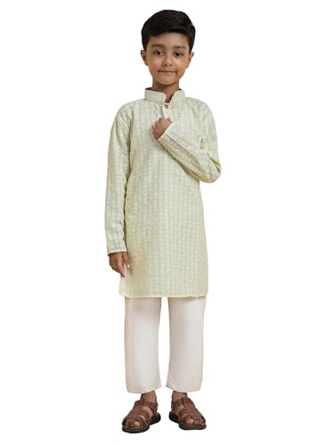 Image of Pro-Ethic Style Developer Boys Cotton Kurta Pajama For Kid's Ethnic Wear | Cotton Kurta Pajama (S-227)