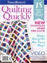 Single Issue Magazine Fons and Porters Quilting Quickly May June 2015 Book