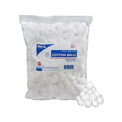 Dukal 801 Cotton Balls Medium, Non-Sterile, Pack of 2000 - Thumbnail 2