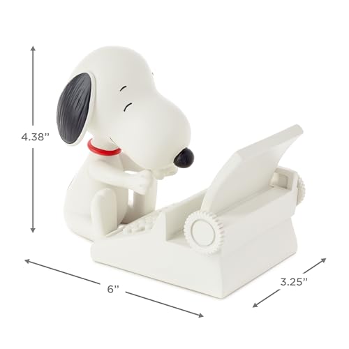 Image of Hallmark Peanuts Snoopy Cell Phone Holder (Typewriter) Office Supplies