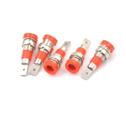 Conectores hembra banana de 4 mm para panel: repara y monta tus equipos