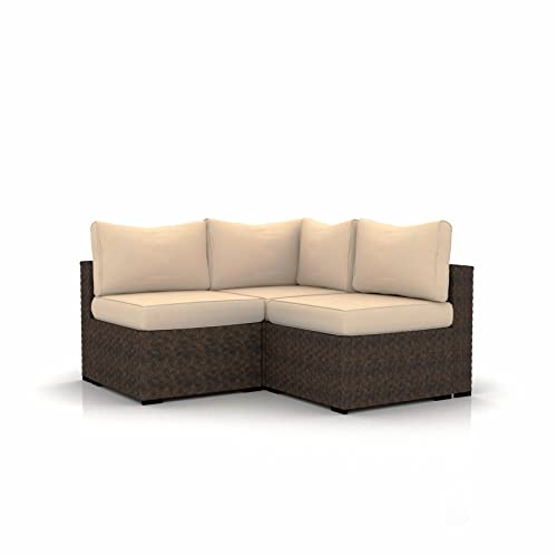 Creative Living Palm Spring Outdoor Sectional With Cushions, Beige #TOP2