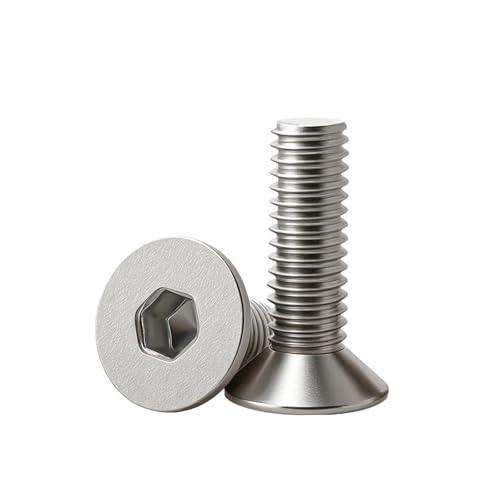 Cheville beton et vis a douille hexagonale M4 en acier inoxydable 304 DIN7991 pour fixation