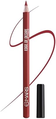 MARS Edge of Desire Lip Liner | One Swipe Smooth Application | Long Lasting Lip Pencil (1.4gm) (06-RED TEASE)