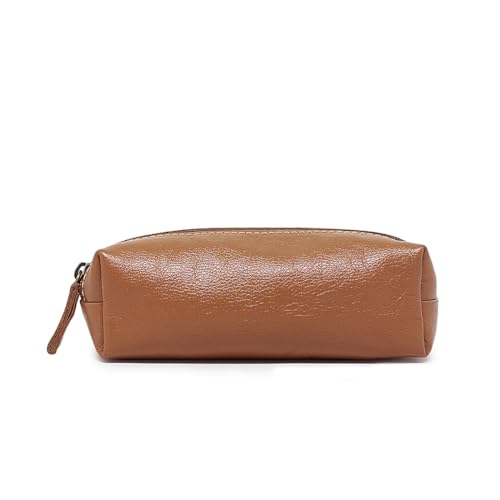 Estojo de Couro Ollye - Caramelo