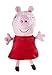 Jazwares 92661 - Peppa Wutz Peppa Kuscheltier mit Sound, Weiche Plüschfigur ca. 15 cm groß, Plüsch Figur zum Schlafen, Stofftier zum Spielen, Original Peppa Pig Plüschtier für Kinder ab 18 Monate