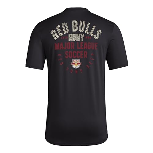 adidas Men's New York Red Bulls MLS Short Sleeve T-Shirt2