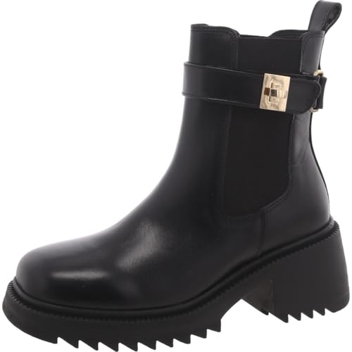 Bottines Gates Steve Madden femme cuir noir pour marcher sans douleur 39