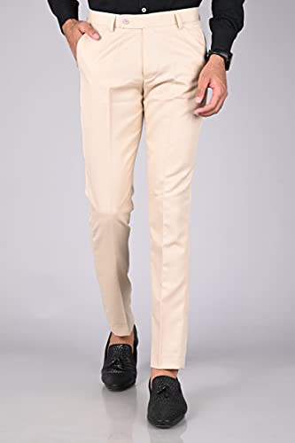 Image of Formal Pants for Men | Men's Slim fit Formal Pant Combo | Non Stretchable Trouser | Office wear Trousers