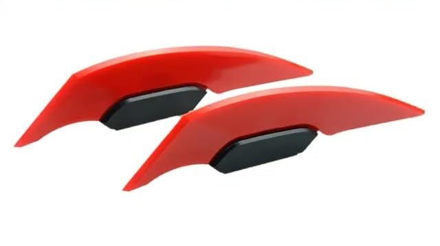 Carénage latéral de moto universel avec ailerons de carénage scooter 2 pièces
