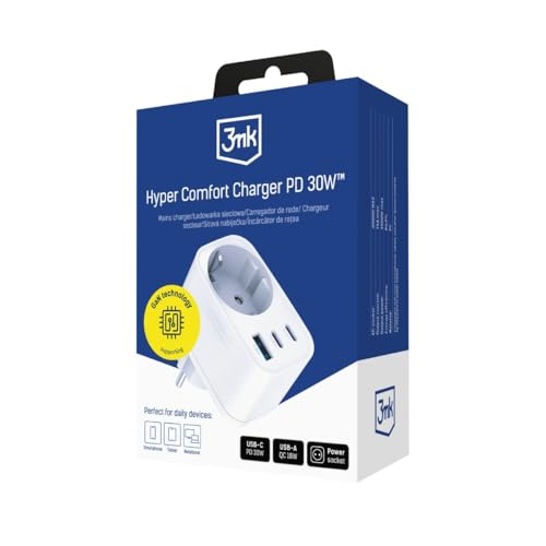 3mk Cargador Hyper Comfort de carga rápida 30W para móvil y tableta 4