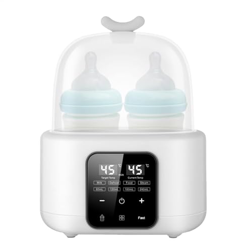 Wjnkom ミルクヒーター、赤ちゃん用ミルクウォーマー - 正確な温度制御を備えた母乳用ボトルウォーマー,霜取り哺乳瓶ヒーター、生まれたばかりの赤ちゃんのための家庭用フードストリーマー