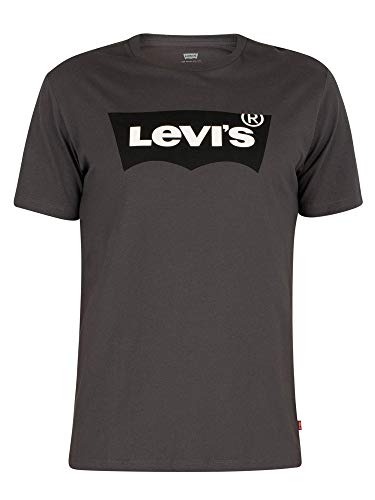 Levi's Housemark Graphic Tee Camiseta Hombre Forge Iron (Negro) XXL