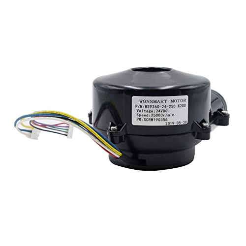 Soplador de aire de alta presión 24V 8A turbo extractor centrífugo 5.2kpa 6