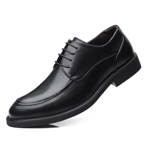 Men's Lace Up Dress Shoes Oxford Shoes Formal Suit Shoes for Men Comfortable Business Derby Shoes