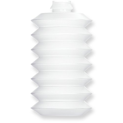 Qosina 74029 Natural LDPE Bellows Dispensing Bottle, 60mL Capacity (Pack of 25)