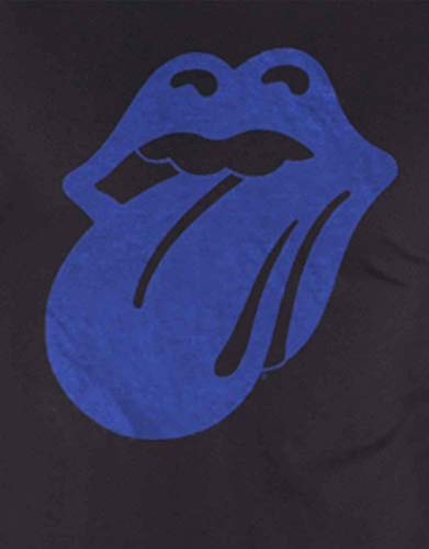 Rolling Stones The T Shirt Bleu & Lonesome 72 Tongue Logo Officiel Homme Noir - Les Beatles, Paul McCartney, John Lennon, RIngo Starr, George Harrison Rolling Stones The T Shirt Bleu & Lonesome 72 Tongue Logo Officiel Homme Noir – Image 4