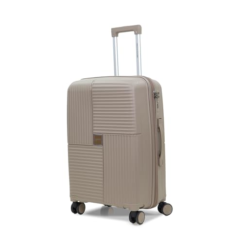 Image of Explore Luggage Trolley Bags | Polypropylene Durable Hard Shell | Polypropylene Durable Hard Shell, TSA Type Lock, 360 Disc Spinner Wheels, Expandable Suitcase
