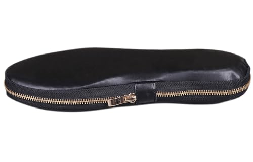 Santimon Men’s Woven Leather Slip-On Loafers, Foldable Casual Flats Shoes with Travel Case, Comfortable and Stylish Sandals Mules for Business & Everyday Wear4