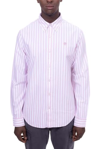 Chemise Oxford rayé Timberland pour homme au tissage haut de gamme durable