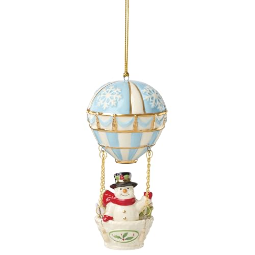 Lenox Snowman Hot Air Balloon Ornament