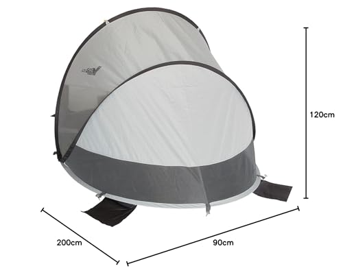 High Peak Calobra 80 PopUp Strandmuschel Sonnenschutz Strandzelt - UV Schutz 80 – Bild 6