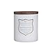 Manly Indulgence Warm Beachwood Scented Jar Candle, 15 Oz, White