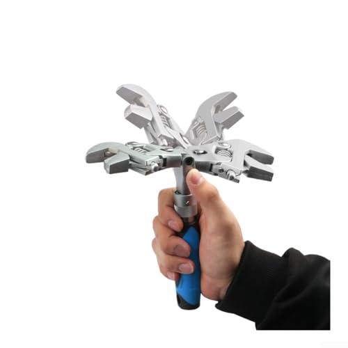 Clé à cliquet double mode avec tête rotative pour serrage précis