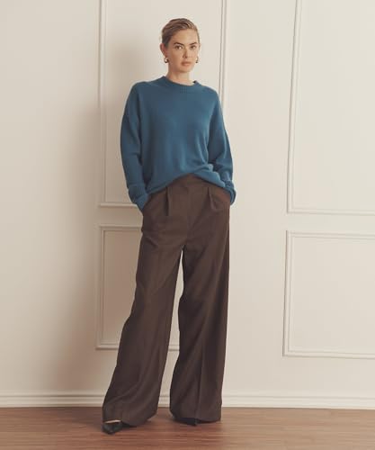 Image of NAADAM Womens Luxe Cashmere Oversized Crewneck Sweater