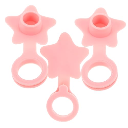 Ipetboom 3PCS Star Shaped Bath Plug Silicone Drain Stopper for Bathtubs Sinks Hair Strainer Overflow Protection Stylish Leakproof Design for