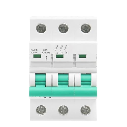 Interrupteur d'isolement triphasé GYH8 100A pour éviter les surcharges du disjoncteur 400V