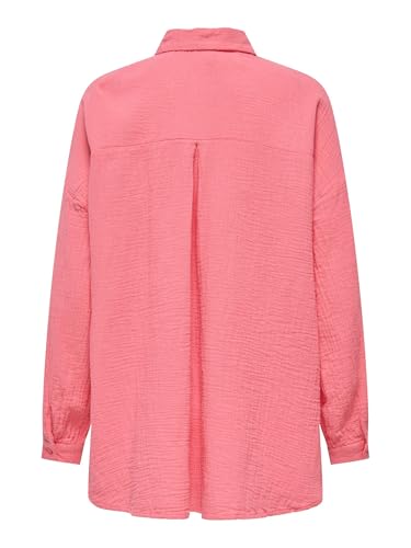 ONLY Damen ONLTHYRA Oversized Shirt NOOS WVN ,Sun Kissed Coral ,S 4