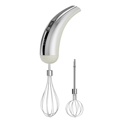 Batidor Eléctrico | Batidora de Mano Inalámbrica con 5 Velocidades | Mezclador Portátil para Alimentos y Bebidas - De Y Preparación De Alimentos En Casa
