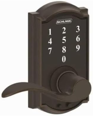 Schlage Aged Bronze Steel Electric Touch Screen Entry Lock