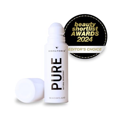 Pure Déodorant pour homme naturel sans aluminium avec protection 24h sans aluminium ni parabène 100 % naturel XXL 90 ml